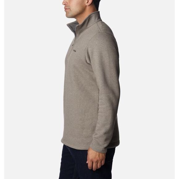 Columbia Great Hart Mountain III Q zip pullover Boulder Heather men's XXL NEW - Picture 3 of 15